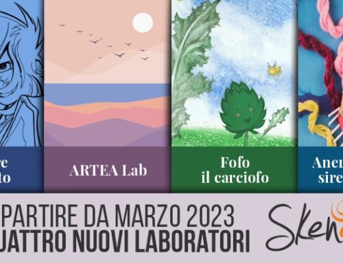 Dal mese di marzo 2023da Skené quattro laboratori a tutta creatività!